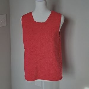 Sweater knit tank top by Coldwater Creek, size M